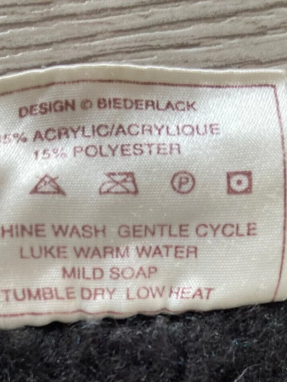 Biederlack Fleece Throw Blanket Reversible Acrylic Blend Southwest 56x74 EUC